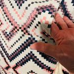 Beautiful Woven Style Jacquard Tote Pink Photo 2