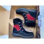 Sorel Soho Chianti Winter Hiking Lace Up Boots Deadstock NIB Sz 7 Suede Black Photo 10