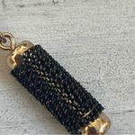 Charming Charlie  black and gold tone tassel necklace Photo 6