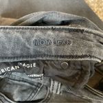American Eagle Mom Jeans Black/Gray Stretch Hi Rise Photo 3