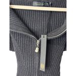 House of Harlow 1960 Akari Off Shoulder Sweater in Black X Photo 4