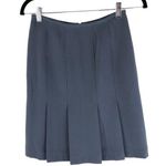 Tahari  Arthur S. Levine Skirt Pleated A Line Blue Gray 2P Photo 0