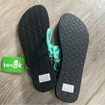 Sanuk NWT  Women’s Yoga Sunshine Sandal Sea Foam Size 9 Photo 2