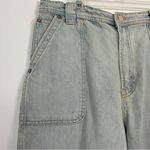 Free People Haywire High Rise Cargo Wide Leg Jeans Size 31 Photo 1