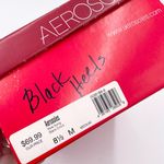 Aerosoles  Role Along Mary Jane Pumps Heels Size 8.5 Black Crocodile Faux Leather Photo 11