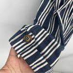 True Craft Denim Stripe Romper Size Medium Photo 2
