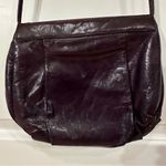 Vintage Ottorino Bossi iItalian Leather Crossbody Purse Small Handbag Purple Bag Photo 7