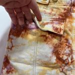 We The Free  Denim Shorts 2 Tie Dye Rave Button Fly Bermuda High Rise Hippie Photo 7