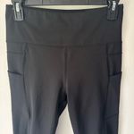 Zyia Active Black Ankle Leggings Workout Athleisure Activewear Gym Pockets Photo 4