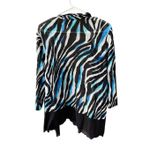 Chico's Chico’s Travelers size XL(3) animal print open cardigan semi sheer. Photo 1