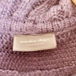 Wooden Ships Mohair Wool Blend Cowl Neck Sweater Purple size S/M Photo 9