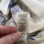 White House | Black Market WHBM White Floral Cardigan Sweater Scalloped Cottagecore Tea Garden Party Photo 7