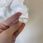 Tempo Paris Jacket Womens Small Medium White Linen Hooded Button Front Italy Photo 2