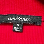 Ambiance red long sleeved sweater Photo 2