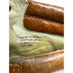 Michael Kors women’s brown leather ankle boots size 10M Sakai 5411 Photo 7