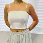 Miscreants London NWT White Silky Corset Top - 6 Photo 3