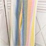Billabong ‎ Lucky Us Striped Sleeveless Midi Dress Pastel Multi Large Photo 8