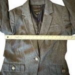 Banana Republic  Blue Gray Wool Blend Tweed Blazer Jacket Lined Women’s Size 6 Photo 10