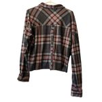 Anthropologie Eden & Olivia Size Medium Striped Button Down Shirt Boho Peasant Photo 1