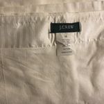 J.Crew  Womens Mini Skirt Striped Ivory Gold Pockets Size 10” Photo 4