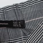 ZARA  Side Stripe Black‎ White Plaid Cropped Trouser Pants Womens Size Medium Photo 5