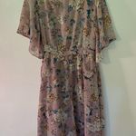 Chelsea28 High Low Wrap Dress Mauve Pink Floral Photo 10