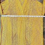 Avenue  Open Front Knit Lightweight Cardigan Yellow Sweater 22/24 Photo 6