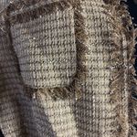 Kate Hill  Women's Size 12P Brown Gold Mine Petite ClassyTweed Jacket Photo 3