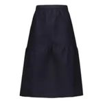 NWT Mother of Pearl “Sydney” navy cotton twill tiered skirt. US sz 4 / EU sz 8 Blue Photo 2