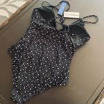 One Piece COCOPEAR Women's V Neck Tummy Control Swimsuit Ruched High Waist Swimw Photo 6