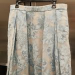 St. John ππ Formal High Waisted Jacquard Floral Embroidered Ball Skirt 12 NWOT Photo 2