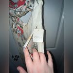 Free People Bali Birds Of Paradise Jumpsuit in Ivory Combo Palazzo PantNWT Sz XL Photo 13