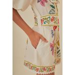 Farm Rio AUTH  Off-White Floral Insects Romper Size XS Photo 1