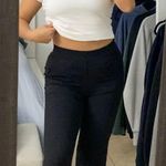 H&M Black Jogger Dress Pants Photo 0