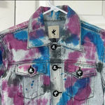 One Teaspoon Tye Dye Jeans Jacket(Size Small) Photo 4