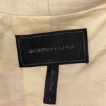 BCBGMAXAZRIA  Womens Striped Asymmetric Open‎ Abbey Blazer Jacket Red Multi Small Photo 8