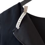 Alice + Olivia  Small Long Sleeve Jeweled Cuff Blouse Black Party Holiday‎ Dressy Photo 5