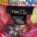 Rue 21 Red floral ruffle sundress size large Photo 6