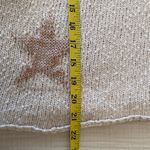 Vintage Havana  Cream Sweater with Multicolor Stars Photo 11