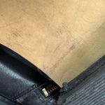 Michael Kors Boots Womens US 7.5 Black Stockard Leather Riding MK Logo Tall Photo 5