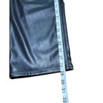 Gap  Cheeky Straight‎ High Rise Black Faux Leather Pants Women's Size 31/12R Photo 9