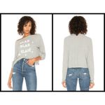 Wildfox ππ Blah Blah Blase Thermal Graphic Top Photo 5