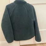 Sonoma  Women's Deep Green Teddy Jacket Photo 5