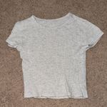 Aerie  Light Gray Short Sleeve Tee Photo 0