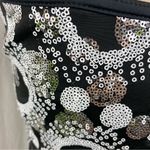 Weissman Black Embellished Sequins Bodysuit M Size M Photo 3