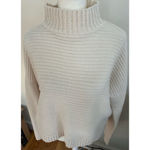 Forever 21 Women's  cream Ribbed Turtleneck Sweater S Photo 1