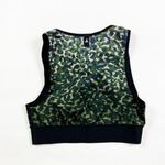 Ultracor Altitude Camo Army Print Pattern High Neck Athletic Work Out Sports Bra Photo 3