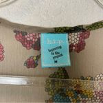 H.I.P. Multicolor Floral Ruffle Blouse Size M Photo 2