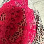 Victoria's Secret BODY by Victoria Secret Leopard Print Pink Lace Lined Demi Bra Size 36C Photo 1