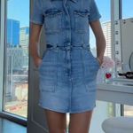 Good American  Denim Fit For Success Mini Dress S Photo 1